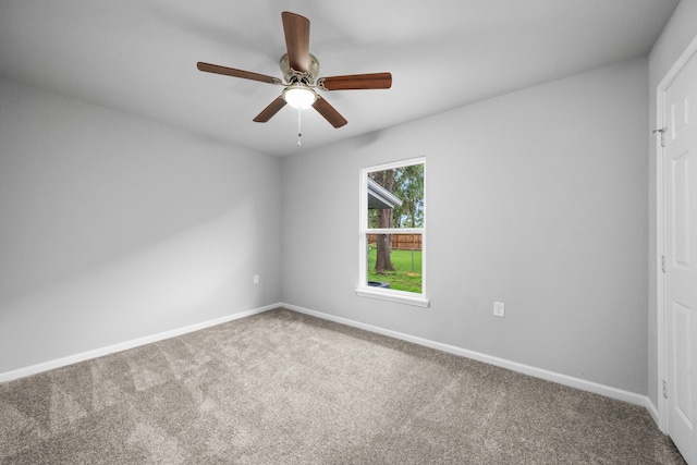 54 Lantana Ct, Lake Jackson, TX 77566 - unfurnished room featuring carpet floors and a ceiling fan