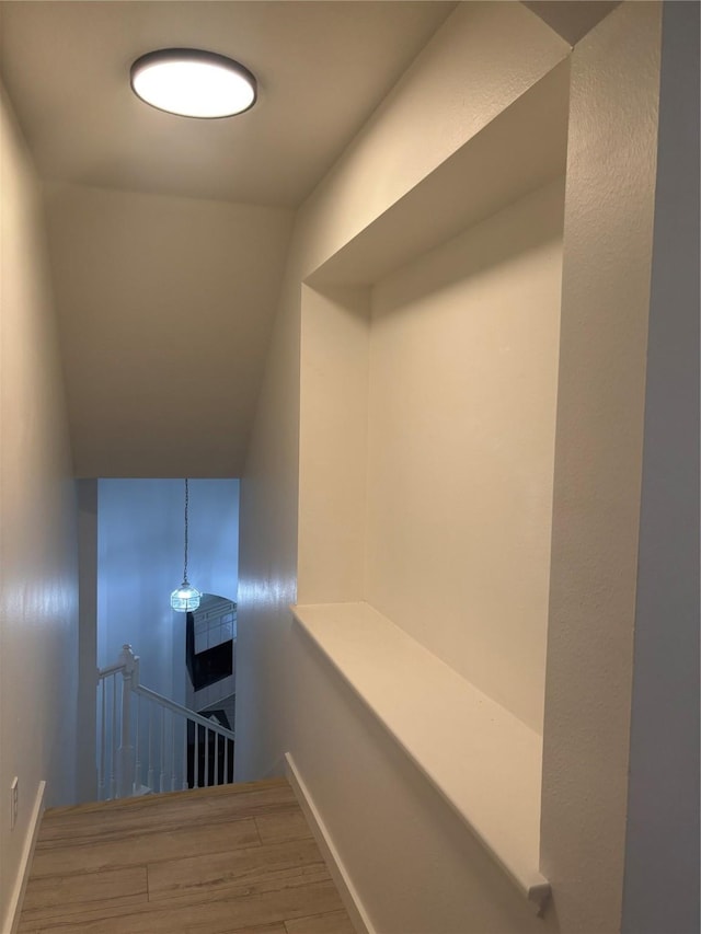18918 Cypresswood Forest Ct, Spring, TX 77388 - staircase featuring wood finished floors and baseboards