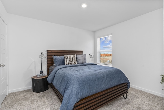 1503 Crete Is, Iowa Colony, TX 77583 - bedroom featuring light carpet, baseboards, and recessed lighting