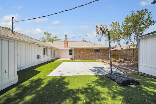 6047 Dumfries Dr, Houston, TX 77096 - view of yard featuring a patio area