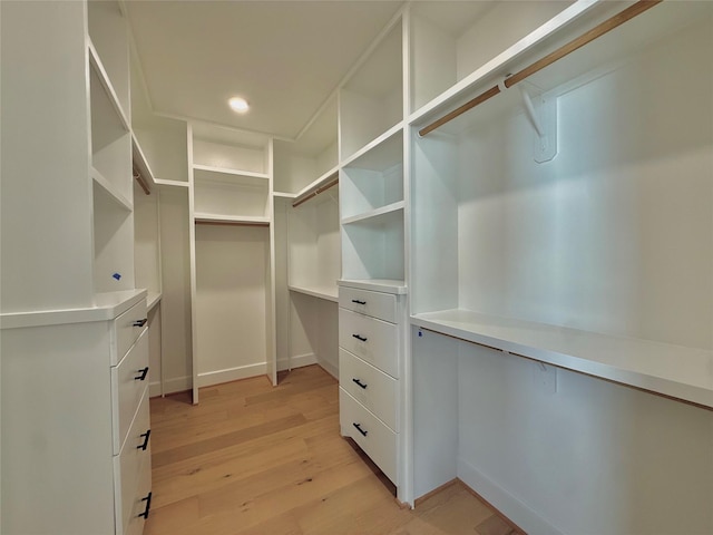 923 Fisher St Unit B, Houston, TX 77018 - walk in closet featuring light wood-style floors