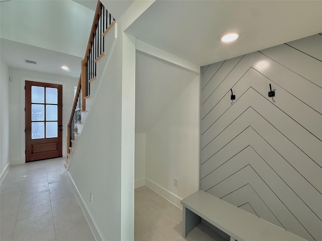 923 Fisher St Unit B, Houston, TX 77018 - mudroom featuring baseboards