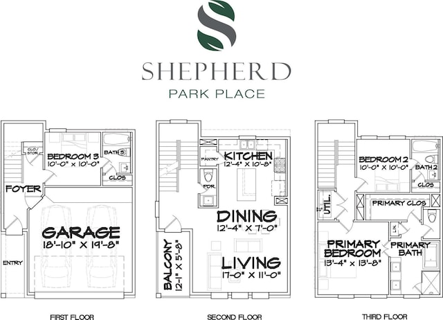 622 Janisch Rd Unit F, Houston, TX 77018 - property floor plan