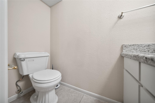 2120 El Paseo St Unit 2901, Houston, TX 77054 - bathroom featuring toilet, tile patterned floors, baseboards, and vanity