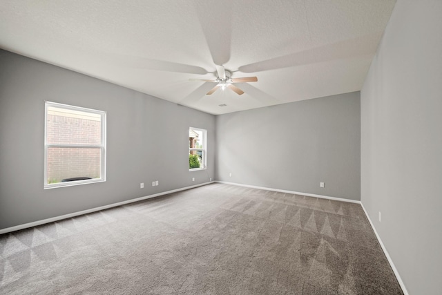 12414 Village Of Kings Lake Blvd, Houston, TX 77044 - carpeted spare room featuring ceiling fan and baseboards