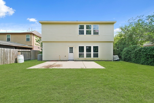 12414 Village Of Kings Lake Blvd, Houston, TX 77044 - back of property featuring a patio and central air condition unit