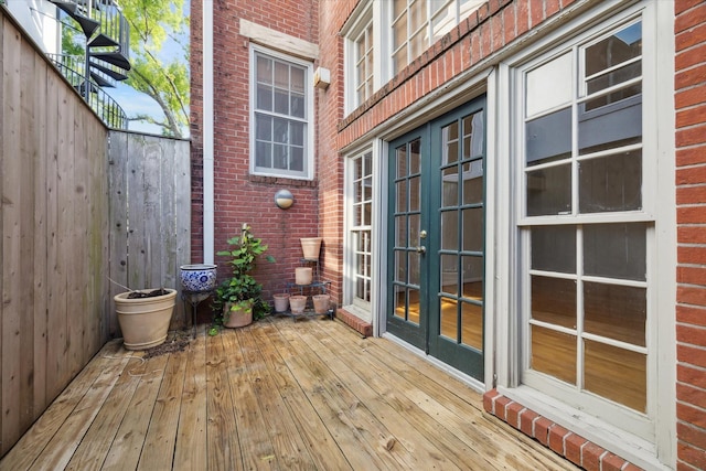 1984 Indiana St, Houston, TX 77019 - deck featuring french doors
