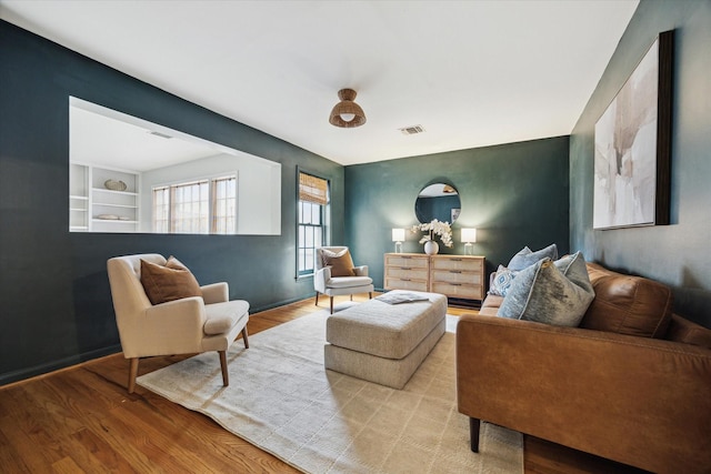 1984 Indiana St, Houston, TX 77019 - living room featuring wood finished floors