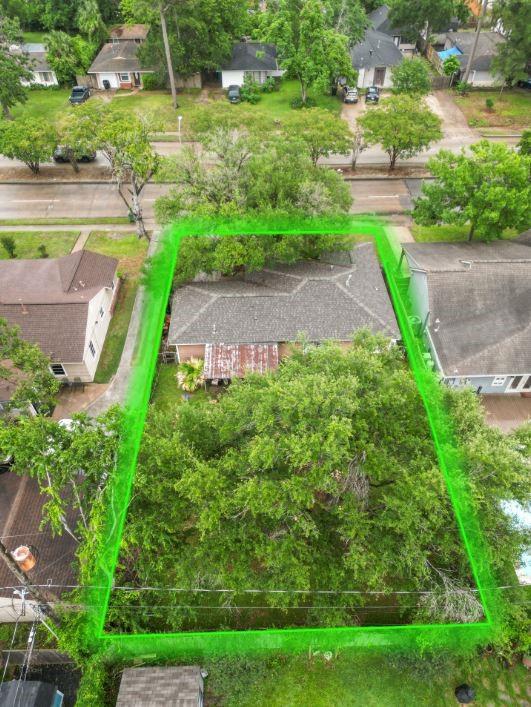 4105 Ella Blvd, Houston, TX 77018 - aerial view of residential area