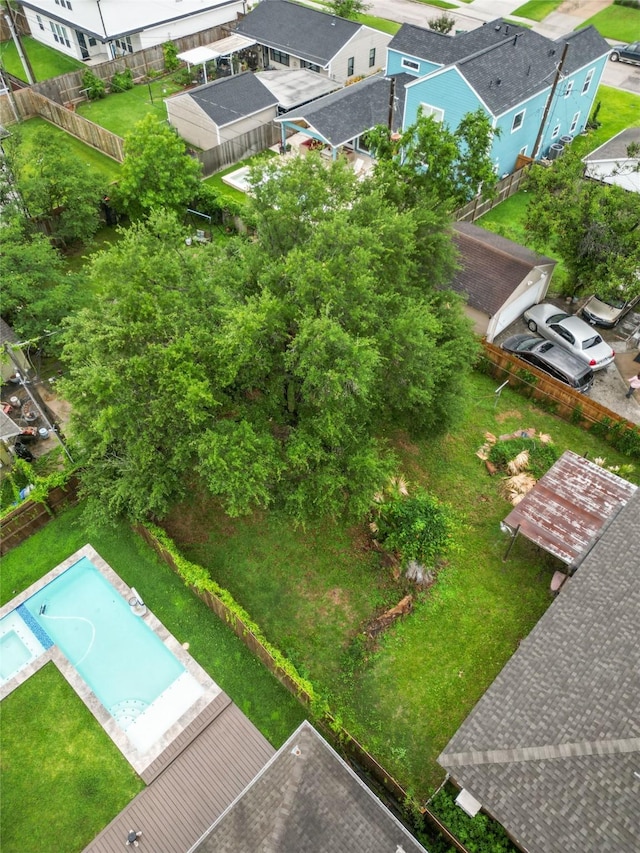 4105 Ella Blvd, Houston, TX 77018 - aerial perspective of suburban area