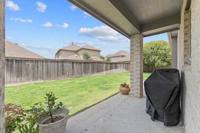 15511 Bosque Valley Ct, Cypress, TX 77433 - view of yard featuring a patio