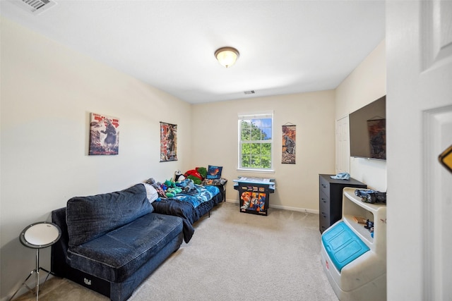14619 Hampton Green Ln, Houston, TX 77044 - living room featuring carpet flooring and baseboards