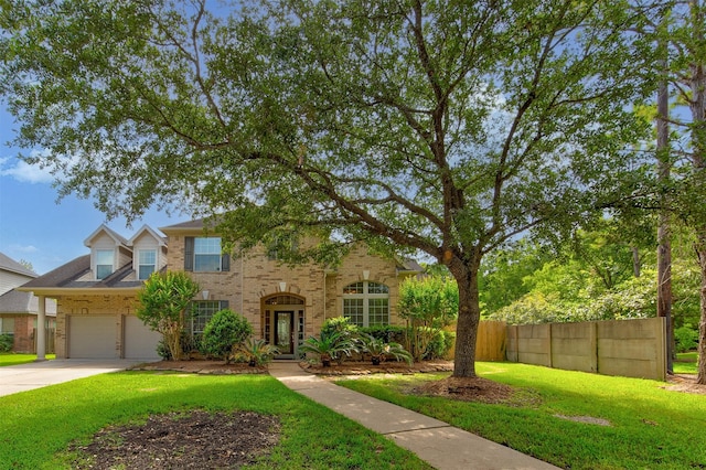 4815 N Pine Brook Way, Houston, TX 77059 - traditional-style house with brick siding and concrete driveway