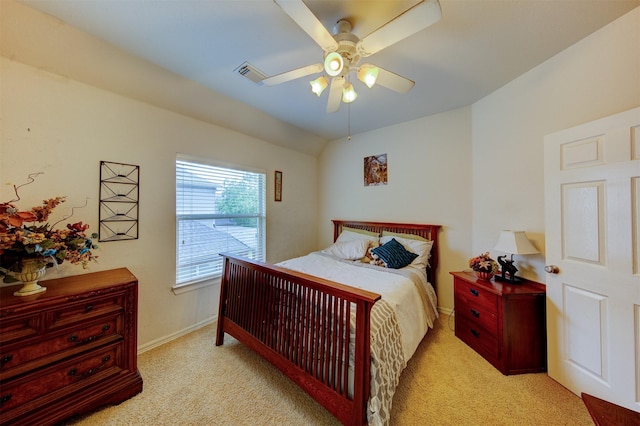 4815 N Pine Brook Way, Houston, TX 77059 - bedroom featuring carpet flooring and ceiling fan