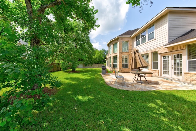 4815 N Pine Brook Way, Houston, TX 77059 - fenced backyard featuring a patio