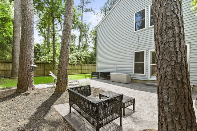 19 Sylvan Forest Dr, The Woodlands, TX 77381 - view of patio with outdoor lounge area