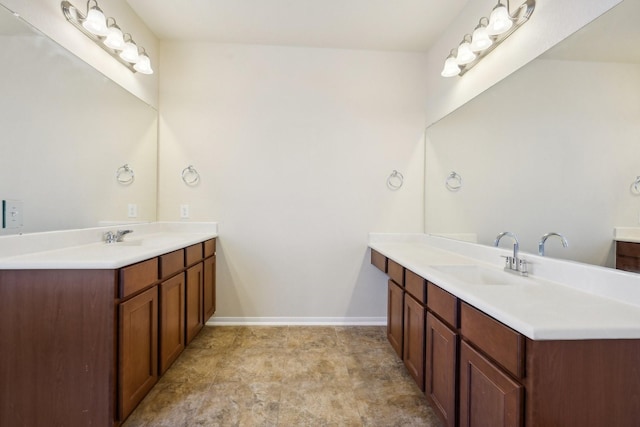 2813 Bottiglia Way, League City, TX 77573 - bathroom featuring vanity and baseboards