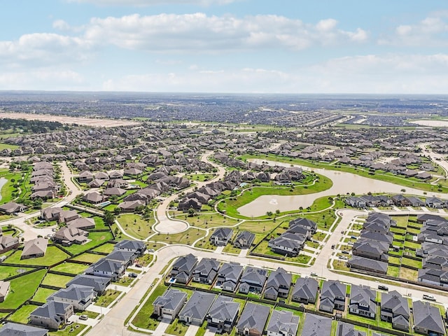 29211 Pikes Peak Dr, Katy, TX 77494 - aerial perspective of suburban area featuring a nearby body of water
