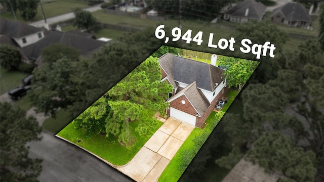 19315 Oak Station Dr, Humble, TX 77346 - view of property location featuring property parcel outlined