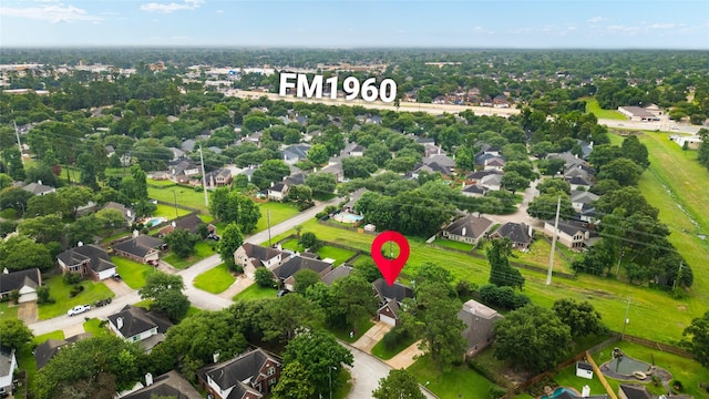 19315 Oak Station Dr, Humble, TX 77346 - aerial perspective of suburban area