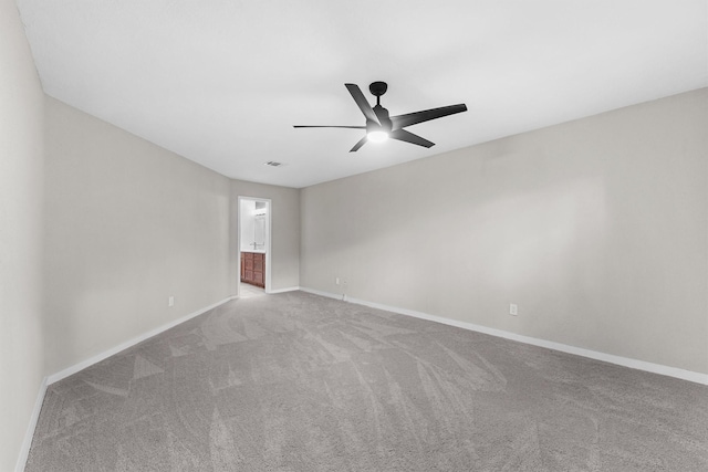 16026 Beechnut St, Houston, TX 77083 - carpeted empty room featuring a ceiling fan and baseboards
