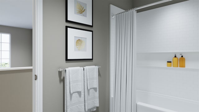 2568 Hawks Eye Dr, Conroe, TX 77301 - bathroom with shower / tub combo