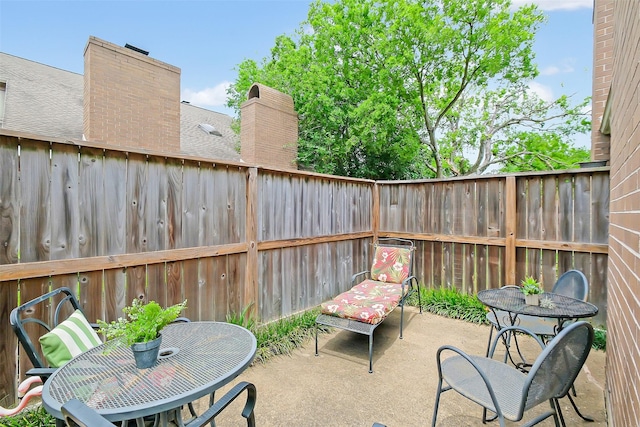 2893 Panagard Dr Unit 42, Houston, TX 77082 - view of patio / terrace featuring outdoor dining area