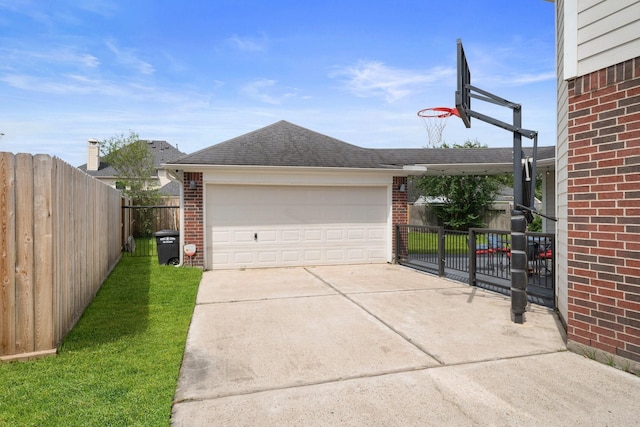 6218 Southcott Ct, Katy, TX 77450 - garage with concrete driveway