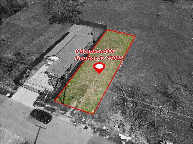 0 Basswood St, Houston, TX 77022 - map / location featuring property parcel outlined