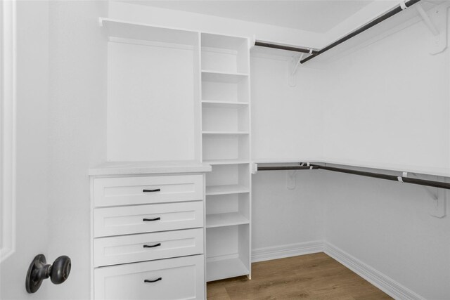 0 Basswood St, Houston, TX 77022 - walk in closet featuring wood finished floors