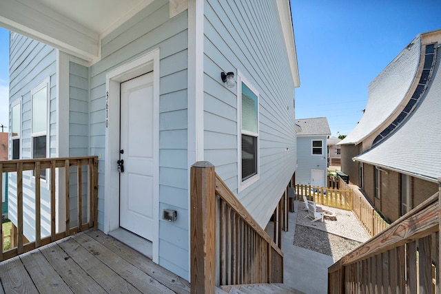 3610 Sealy St, Galveston, TX 77550 - view of wooden terrace