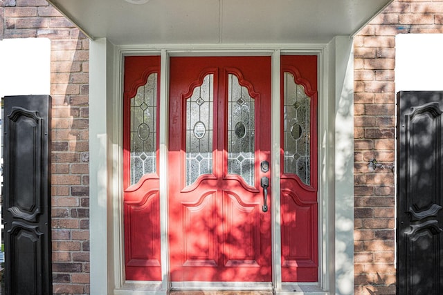 1826 Concho River Ct, Sugar Land, TX 77478 - property entrance with brick siding