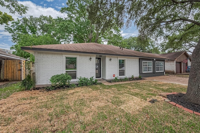 6023 Viking Dr, Houston, TX 77092 - single story home featuring brick siding, entry steps, and a shingled roof