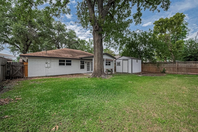6023 Viking Dr, Houston, TX 77092 - back of house with french doors and brick siding