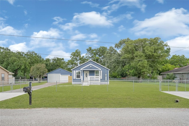 2406 W Elvinta St, Baytown, TX 77520 - view of front of home featuring a garage and a porch