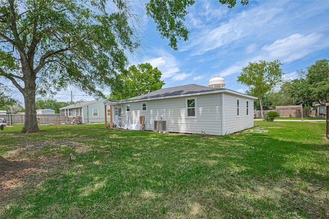 7406 Valeda Dr, Deer Park, TX 77536 - back of house with central AC unit