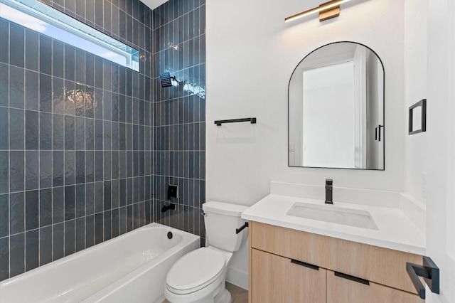 3209 Baer St Unit B, Houston, TX 77020 - full bathroom featuring vanity and bathing tub / shower combination