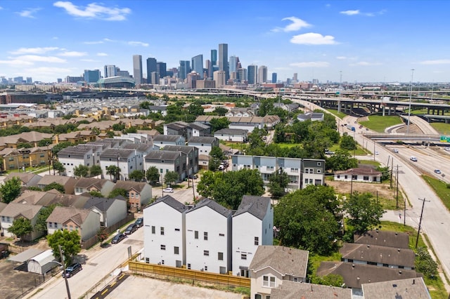 3209 Baer St Unit B, Houston, TX 77020 - bird's eye view of skyline