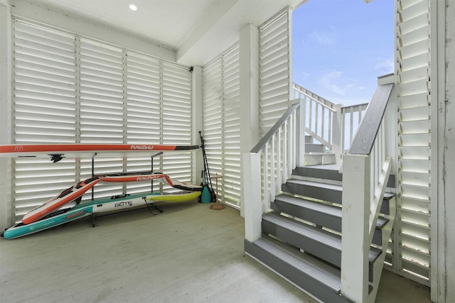 3903 Evening Primrose Dr, Galveston, TX 77554 - view of stairs
