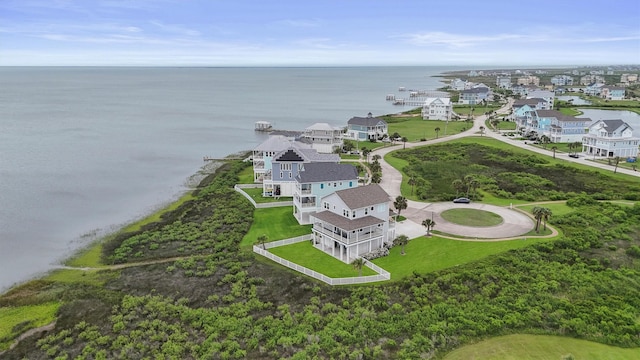 3903 Evening Primrose Dr, Galveston, TX 77554 - bird's eye view of a large body of water