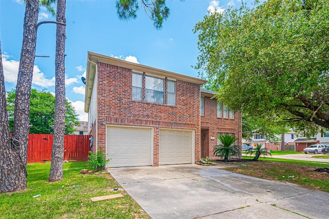 16502 N Glade Dr, Houston, TX 77073 - view of front of house with brick siding, driveway, and an attached garage