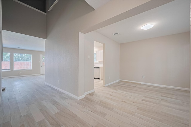 16502 N Glade Dr, Houston, TX 77073 - spare room with light wood-type flooring and baseboards