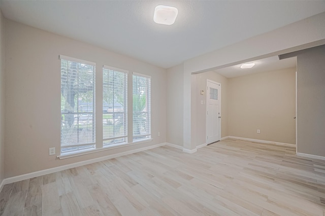16502 N Glade Dr, Houston, TX 77073 - unfurnished room with light wood-style flooring and baseboards