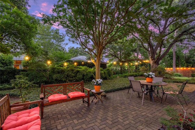 3502 Underwood St, Houston, TX 77025 - view of patio / terrace featuring outdoor dining space