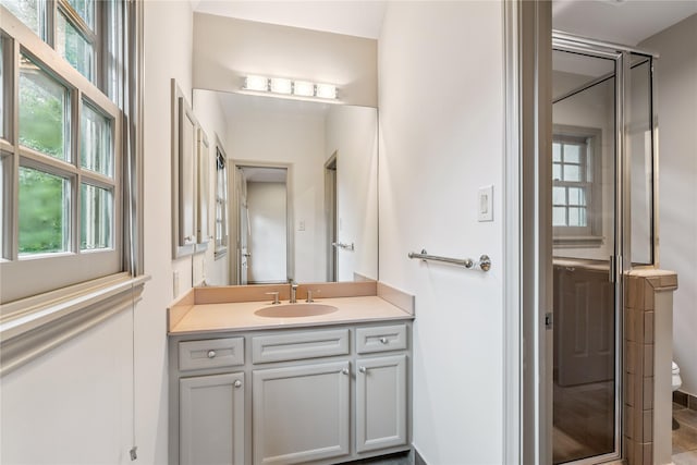 3502 Underwood St, Houston, TX 77025 - full bath featuring vanity and a shower stall