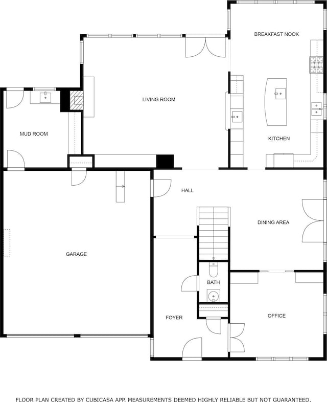 3502 Underwood St, Houston, TX 77025 - view of floor plan / room layout