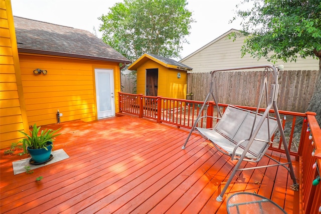 13555 Portobello Dr, Houston, TX 77083 - view of wooden deck
