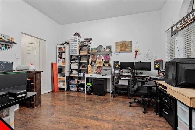 8731 Majesticbrook Dr, Houston, TX 77095 - office space with wood finished floors