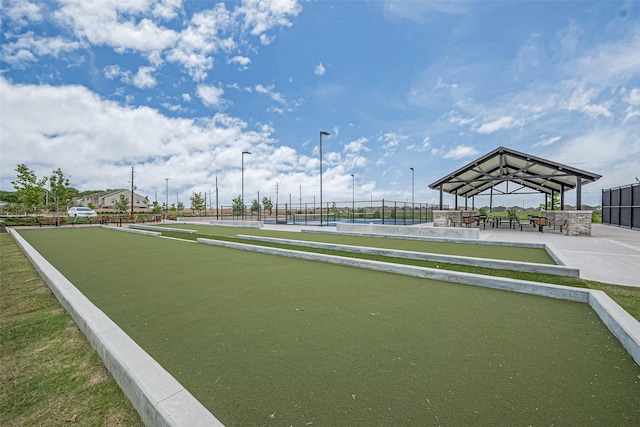 1214 Red Hills Dr, Rosharon, TX 77583 - view of property's community featuring a bocce ball area and a gazebo