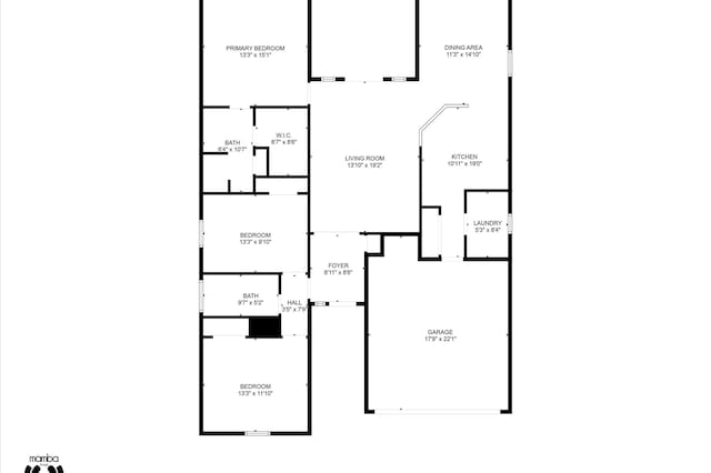 8423 Holiday Ln, Houston, TX 77075 - floor plan / room layout